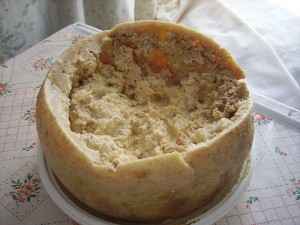 Sardinian maggot cheese