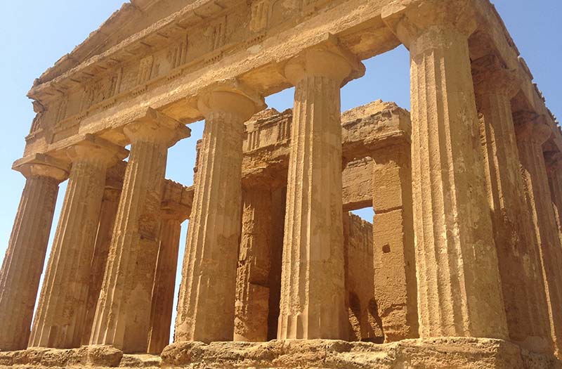 Greek temple, Agrigento Sicily