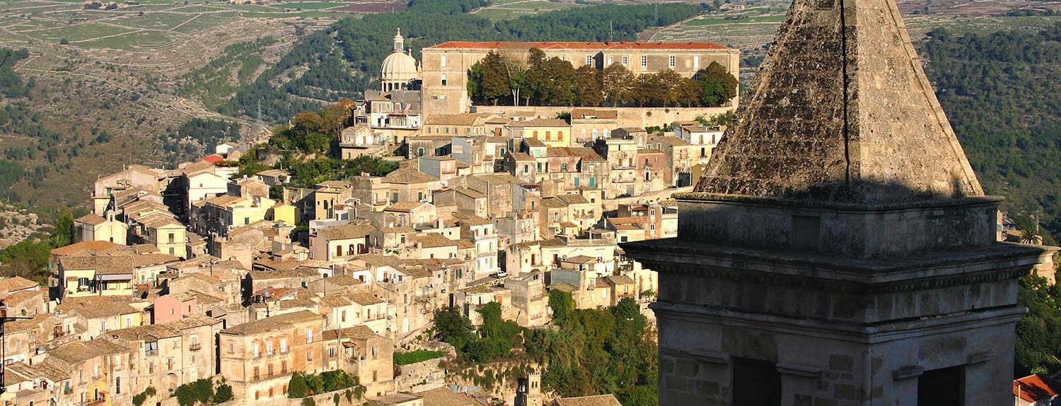 View of Ragusa Ibla in Sicily, Italy
