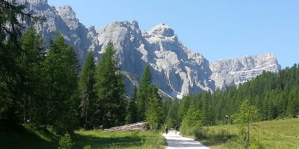 Dolomites Italy hiking trail