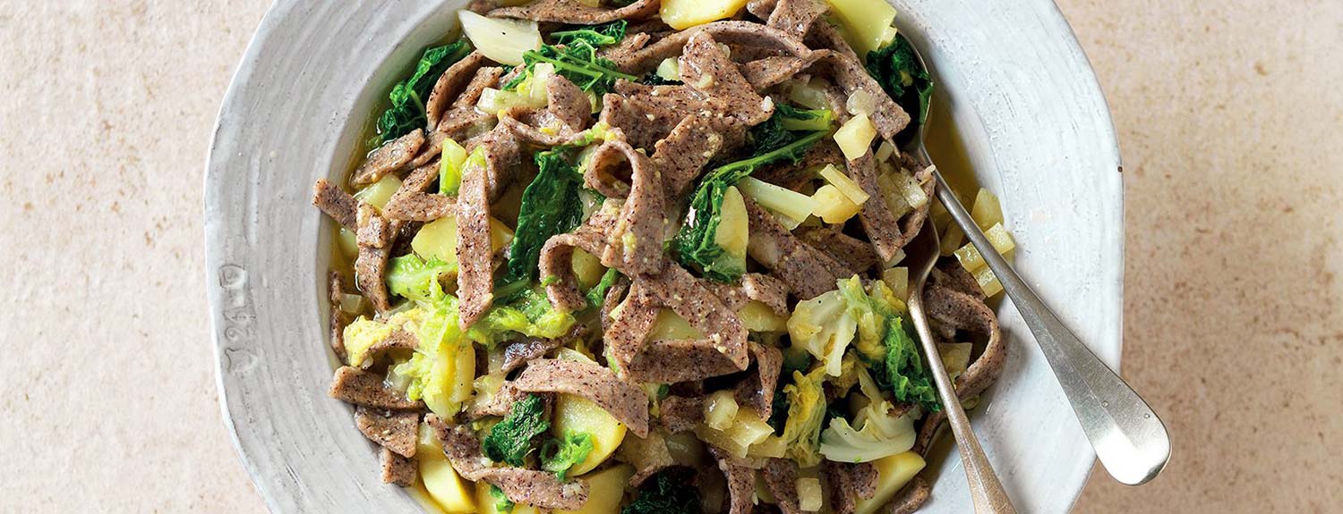 Pizzoccheri pasta dish can be tasted on a tour of Lake Como
