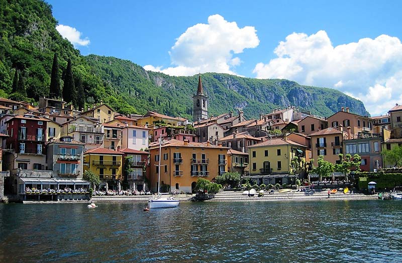 Town of Varenna on Lake Como on Italian Connection's walking tour