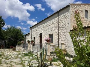 Restored stone farm house in Sicily